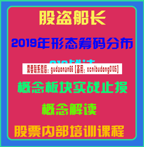 股盗船长2019年618战法概念板块实战止损概念解读股票内部培训课程