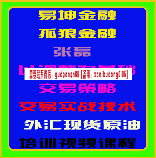 易坤金融孤狼张磊以调整为基础交易策略交易实战技术外汇原油期货培训视频