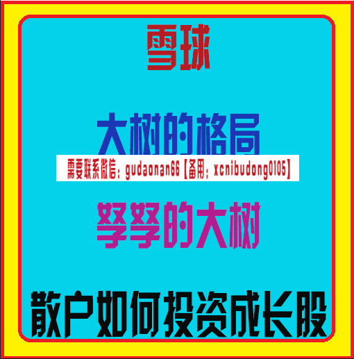 雪球孥孥的大树散户如何投资成长股