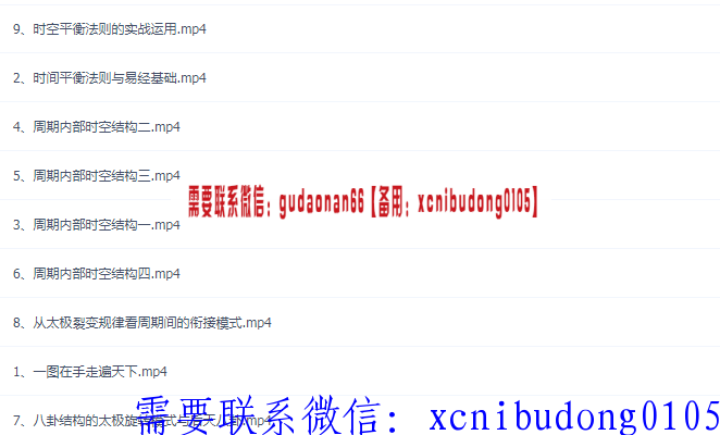 徐莉八卦时空平衡交易系统视频课程