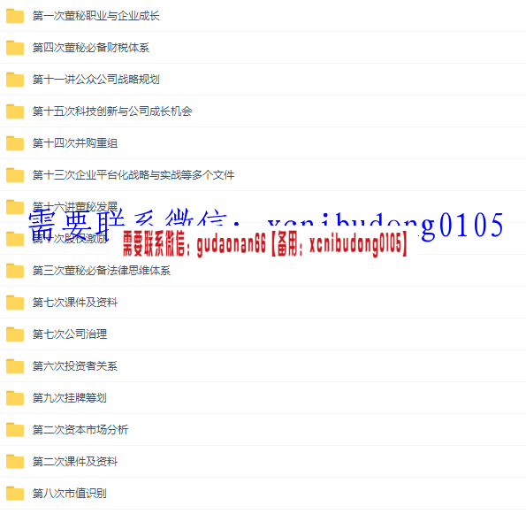 和君商学院星辰计划董秘班二期ppt材料