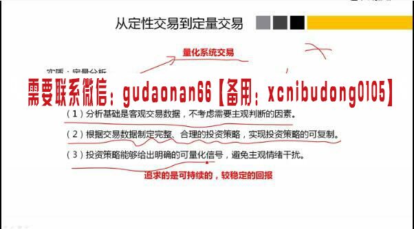 伦哥玩量化百万实战量化课