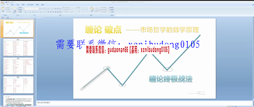 缠论破点形态学动力学降龙十八掌实战实战讲解视频课程