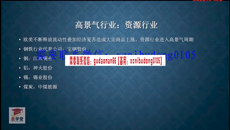 毕晓波scs2021年五一主题课：如何利用一季报挖掘年度结构行情视频课程