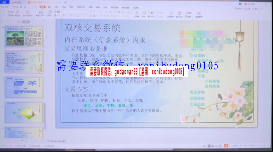 汪景芳裸K潘多交易智慧1周期货网络培训视频教程