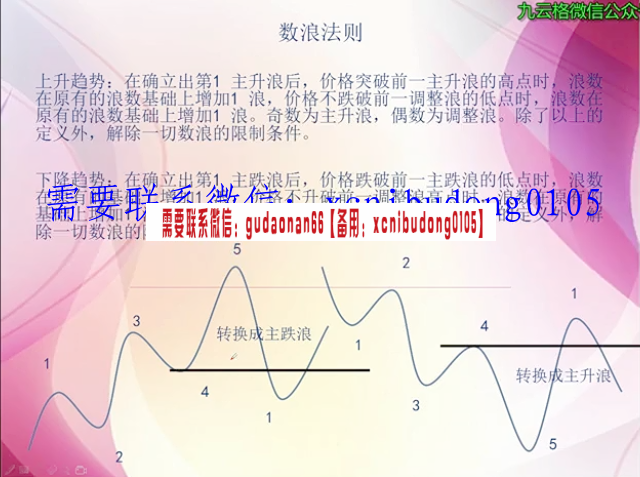 卧龍 九玄理论 趋势波浪理论 高级视频课程