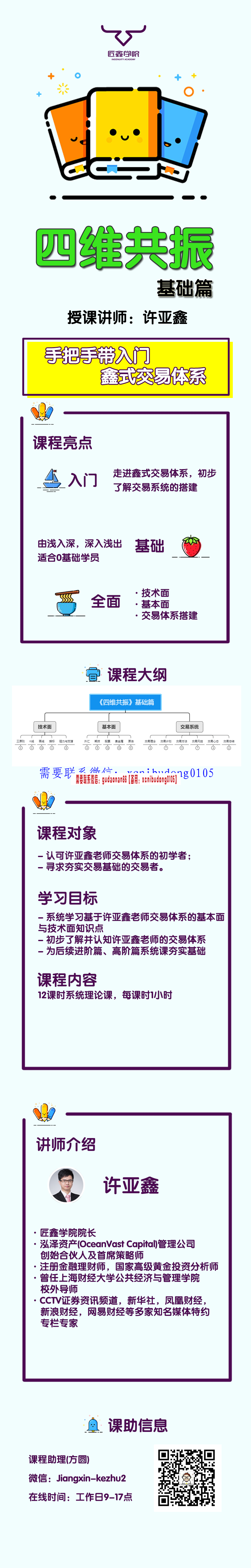 FX168 许亚鑫 2020年四维共振视频教程