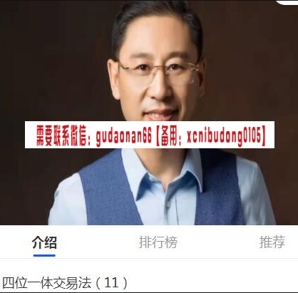 家庭理财 马安强 强龙战法 四维一体交易法 视频课程