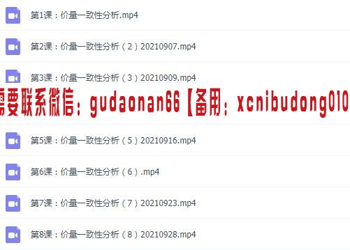 量学大讲堂姚工价量一致性分析42期视频课程视频