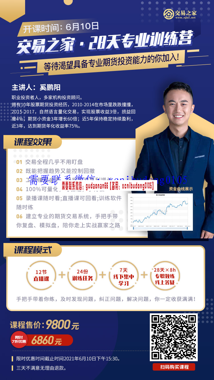 期米网 交易之家 奚鹏阳 交易之家—专业训练营 （第一期）视频课程