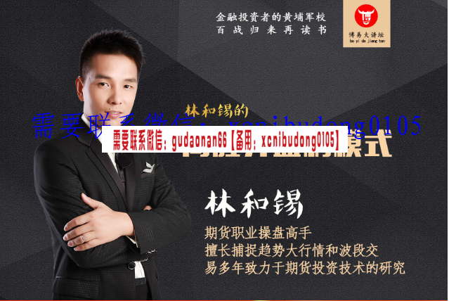 林和锡高胜算盈利模式视频课程