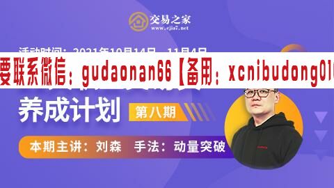 交易之家 期米网 刘森 21天职业交易员养成计划第八期