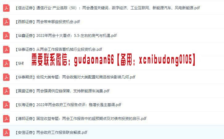 2022年两会解读研报合集