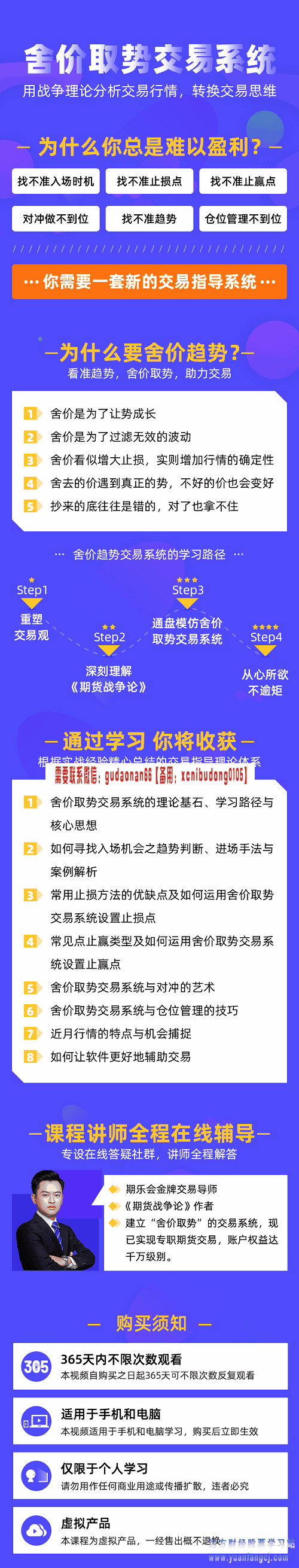 周道 舍价取势交易系统 视频课程