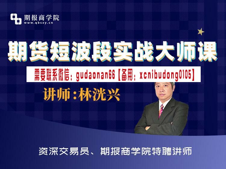 林洸兴  期货短波段精讲6节课 视频课程