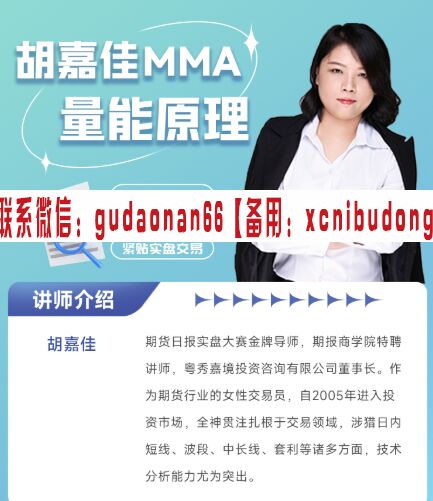 胡嘉佳MMA能量原理三节课