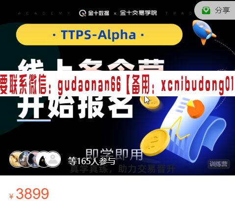 金十交易学院 2022年Alpha线上冬令营视频课程
