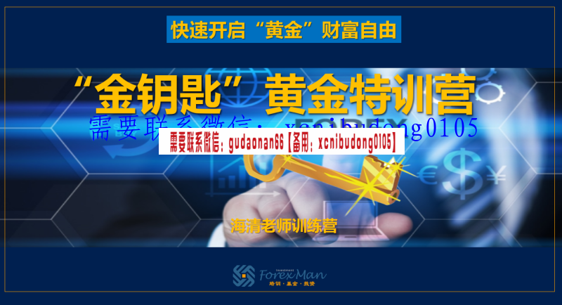 Forexman交易学院 黄金线上执行力训练营