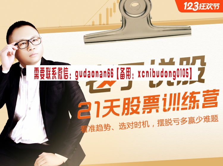 老丁说股 21天股票训练营 视频课程