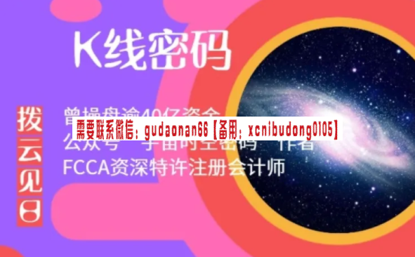拨云见日 财经学堂 K线密码 视频课程