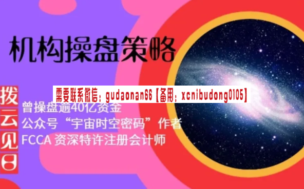 拨云见日 财经学堂 机构操盘策略 视频课程