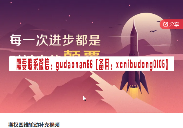 复利博士 期权四维轮动补充视频