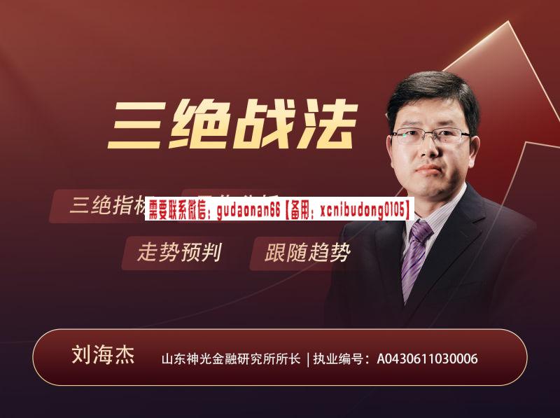 刘海杰 三绝战法  从趋势 动量等多角度对市场进行全面量化分析和判断