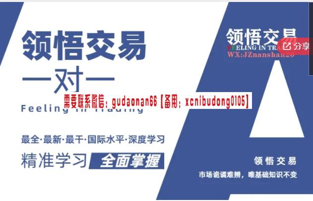 领悟交易 进阶一对一外汇高级课程