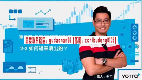 台湾老余  简单又有效的裸K交易法 29课