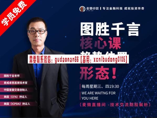 图胜千言老师【趋势大师】趋势位置形态
