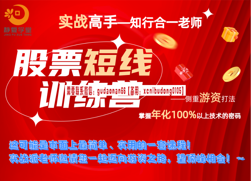股票短线投资训练营—游资打法视频课程