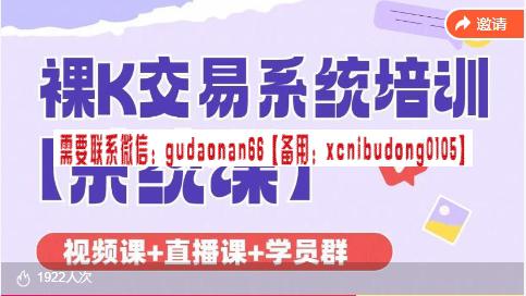 裸k之家 裸K交易系统培训视频课程